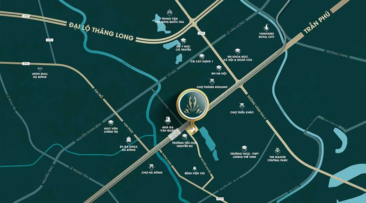 Vị Trí Dự Án Grand Sunlake Văn Quán Hà Đông